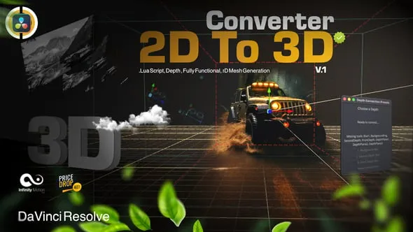 Videohive - Convert 2D to 3D Image | One Click DaVinci Resolve - 57861505 1 Videohive - Convert 2D to 3D Image | One Click DaVinci Resolve - 57861505