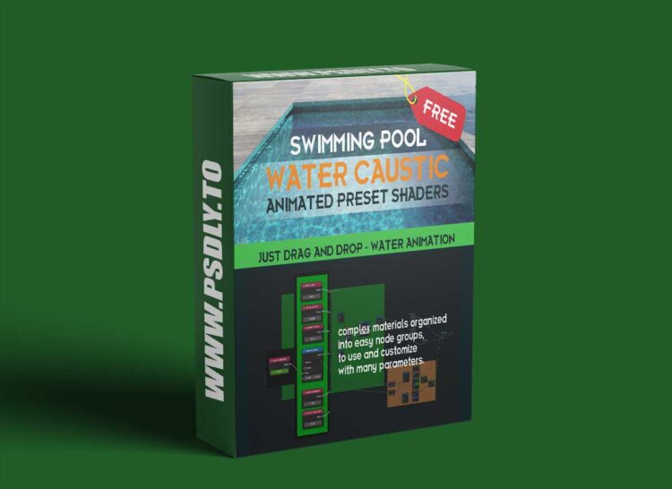 Superhivemarket - Water Caustic Animated Preset Shaders - Swimming Pool 1 Water Caustic Animated Preset Shaders - Swimming Pool