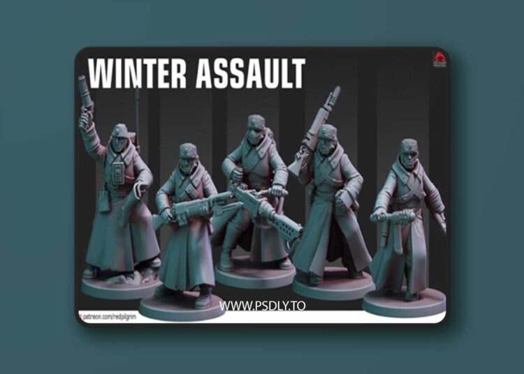 Winter Assault – 3D Print Model STL 1 Winter Assault – 3D Print Model STL