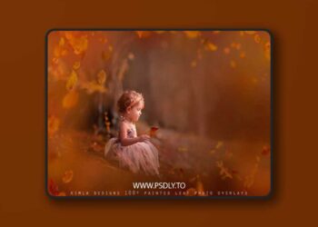 100+ Painted Leaf Photo Overlays 1904358