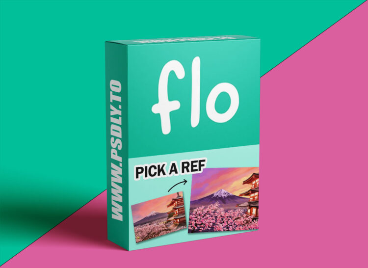 Art With Flo - VIDEO TUTORIAL: Pick a Ref - Mount Fuji 1 Art With Flo - VIDEO TUTORIAL: Pick a Ref - Mount Fuji