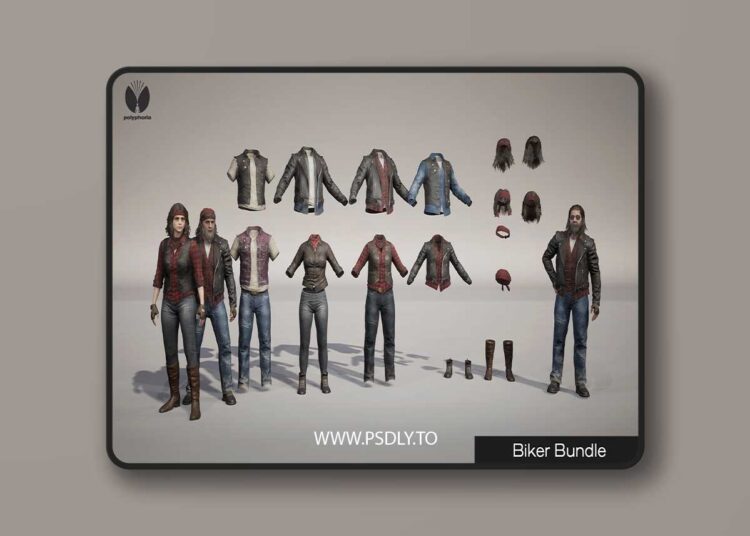 Biker Bundle - MetaHuman (5.0 – 5.6) for Unreal Engine 1 Biker Bundle - MetaHuman (5.0 – 5.6)