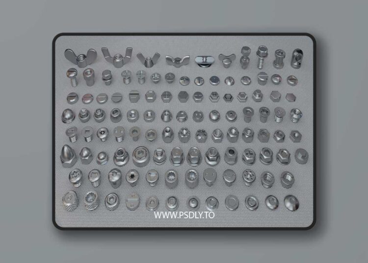 Bolts Collection - 108 pieces for Unreal Engine 1 Bolts Collection - 108 pieces