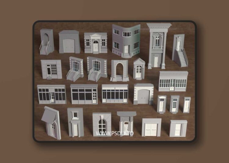 Building Facade Collection 2 – 25 pieces 1 Building-Facade-Collection-2-–-25-pieces