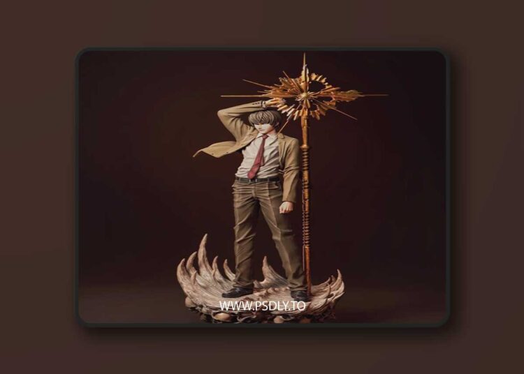 CA 3D Studios – Light Yagami – 3D Print Model STL 1 CA 3D Studios – Light Yagami – 3D Print Model STL