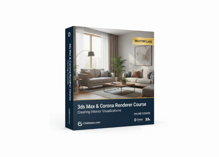 CGwisdom - 3ds Max + Corona renderer - How to create interior visualizations 1 CGwisdom - 3ds Max + Corona renderer - How to create interior visualizations