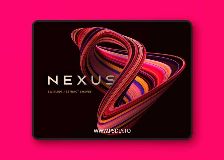 Chromasupply - Nexus: Swirling Abstract Shapes 1 Chromasupply - Nexus: Swirling Abstract Shapes