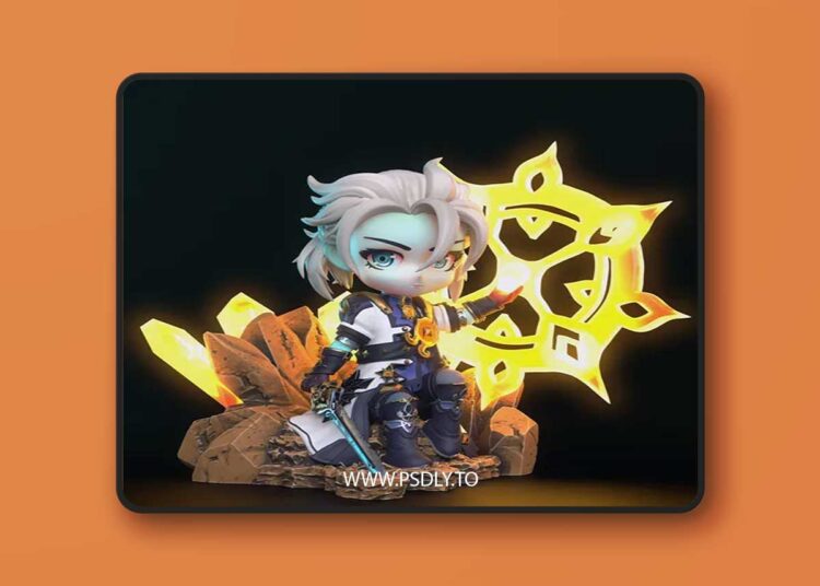 Chuya Factory – Albedo Chibi – 3D Print Model STL 1 Chuya Factory – Albedo Chibi – 3D Print Model STL