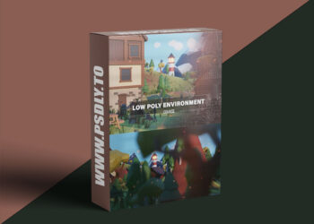 Eldamar Studio - Low Poly Environment Scene Blender Course