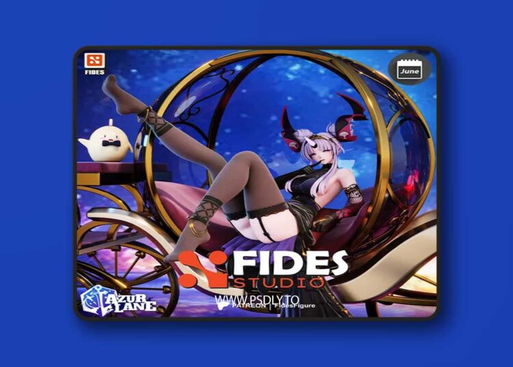 Fides Figure – Watarase Version 1 – Azur Lane – 3D Print Model STL 1 Fides Figure – Watarase Version 1 – Azur Lane – 3D Print Model STL