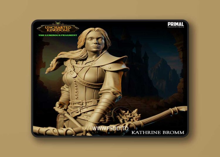 Fighter – Kathrine Bromm – 3D Print Model 1 Fighter – Kathrine Bromm – 3D Print Model