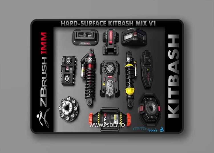 Kitbash Hard-Surface Mix V1 for Unreal Engine 1 Kitbash Hard-Surface Mix V1
