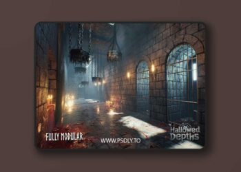 Modular Dungeon (Gothic Dungeon, Medieval Dungeon, Fantasy Dungeon, Dungeon) [5.5 – 5.6]