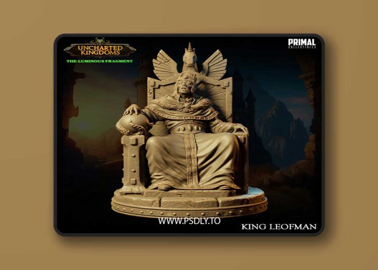 Noble Wizard – King Leofman – 3D Print Model 1 Noble Wizard – King Leofman – 3D Print Model