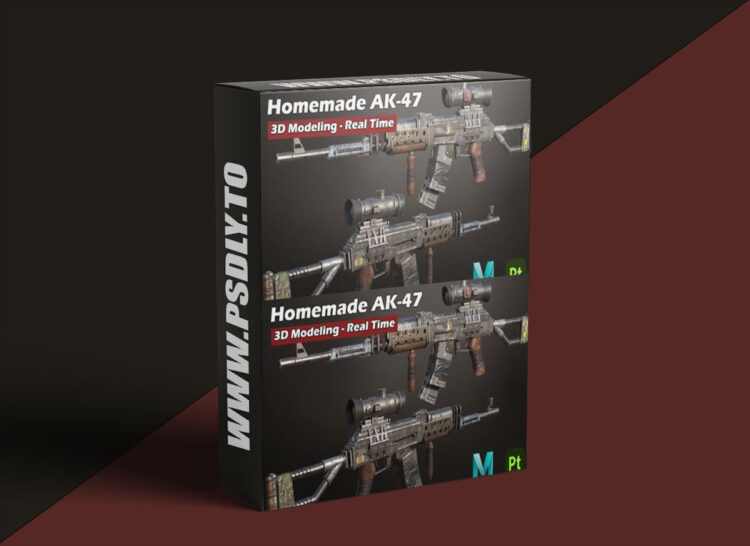 Patreon - AK-47 3D Modelling Real Time 1 Patreon - AK-47 3D Modelling Real Time