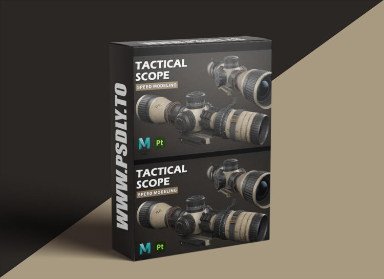 Patreon - Tactical Scope Autodesk Maya Substance 3D Painter Tutorial 1 Patreon - Tactical Scope Autodesk Maya Substance 3D Painter Tutorial