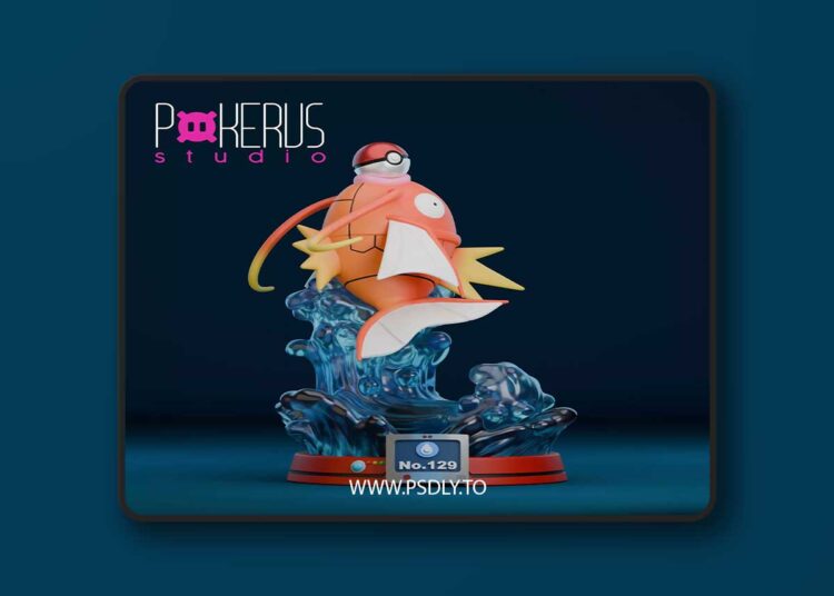 Pokerus Studio – Magikarp (Mythic Tier) – 3D Print Model STL 1 Pokerus Studio – Magikarp (Mythic Tier) – 3D Print Model STL
