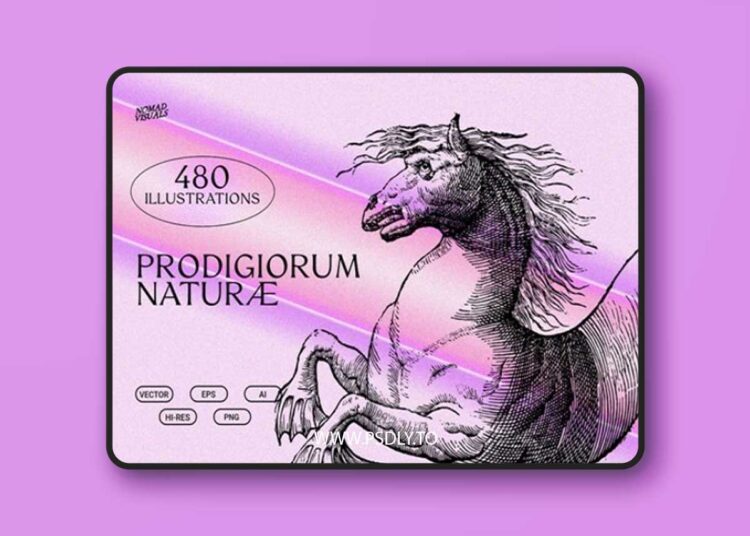 CreativeMarket - Prodigiorum Naturae - Illustrations 6125642 1 Prodigiorum Naturae - Illustrations