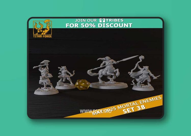 RPG – Monsters DnD 5e – Mortal Enemies Set 38 – 3D Print Model 1 RPG – Monsters DnD 5e – Mortal Enemies Set 38 – 3D Print Model