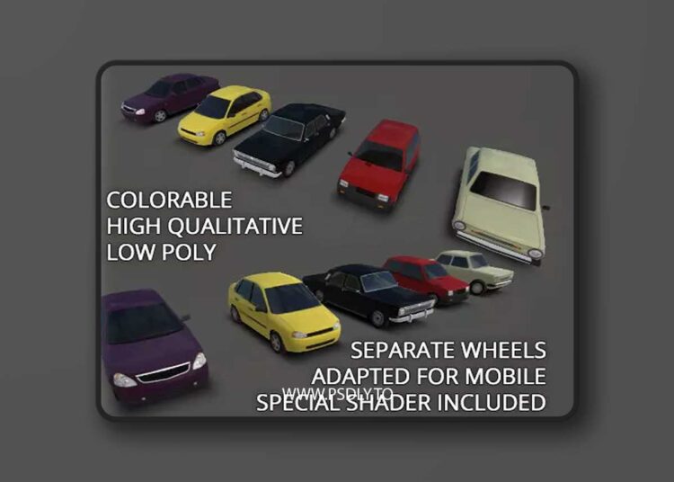 Rune's Low Poly Cars Pack 3 v1.2 1 Rune's Low Poly Cars Pack 3 v1.2