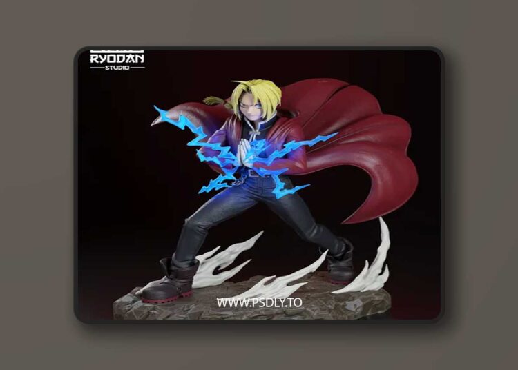 Ryodan Studio – Edward Elric – 3D Print Model STL 1 Ryodan Studio – Edward Elric – 3D Print Model STL