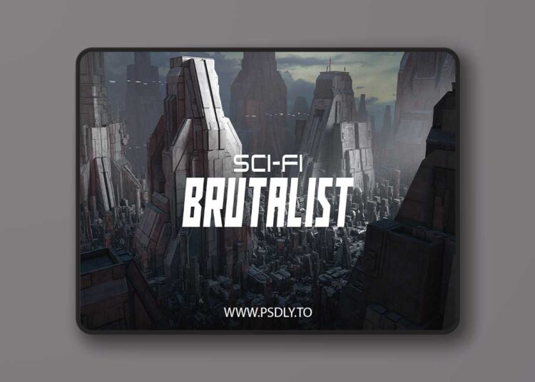 Sci-Fi Brutalist for Unreal Engine 1 Sci-Fi Brutalist