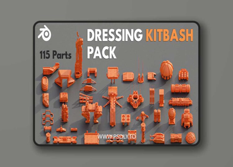 Sci-Fi Buildings Modular Kitbash Pack 1 Sci-Fi Buildings Modular Kitbash Pack