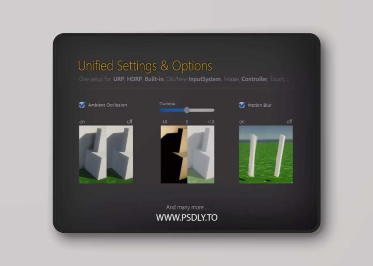 Settings & Game Options - Unified Menu v1.58 1 Settings & Game Options - Unified Menu v1.58