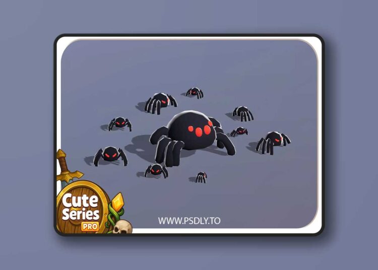 Spiders Pack Cute Pro Series v1.0 1 Spiders Pack Cute Pro Series v1.0
