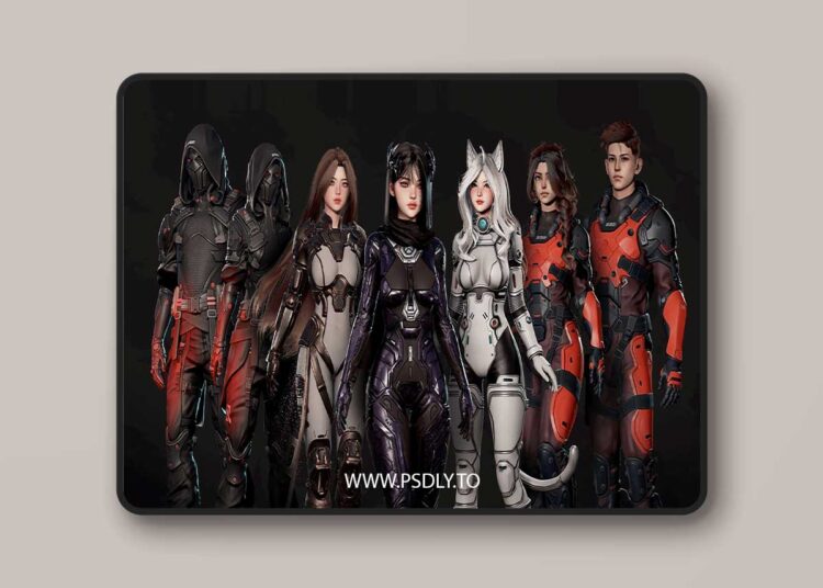 Stellar Sci-Fi Pack: Male and Female Characters (4.19 – 4.27 and 5.0 – 5.6) 1 Stellar Sci-Fi Pack: Male and Female Characters (4.19 – 4.27 and 5.0 – 5.6)