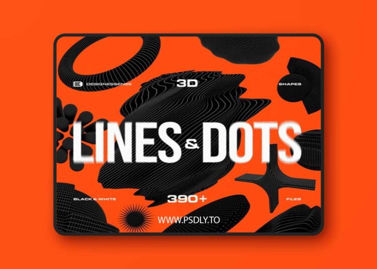 Studio2am - 390+ Lines & Dots 3D Shapes 1 Studio2am - 390+ Lines & Dots 3D Shapes