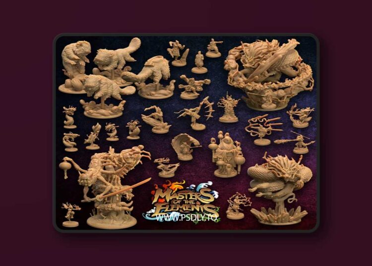 The Dragon Trappers Lodge – Masters of the Elements – 3D Print Model 1 The Dragon Trappers Lodge – Masters of the Elements – 3D Print Model