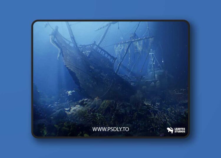 Underwater Sunken Ship Environment v1.0 1 Underwater Sunken Ship Environment v1.0