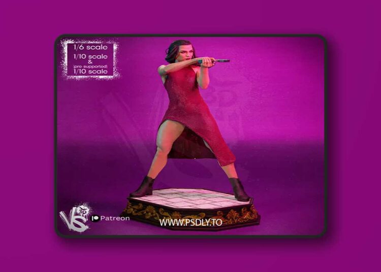 VS3D – Ballerina Pose 01 – John Wick – 3D Print Model STL 1 VS3D – Ballerina Pose 01 – John Wick – 3D Print Model STL