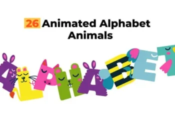 Videohive - 26 Animated Alphabet Animals - 59453451