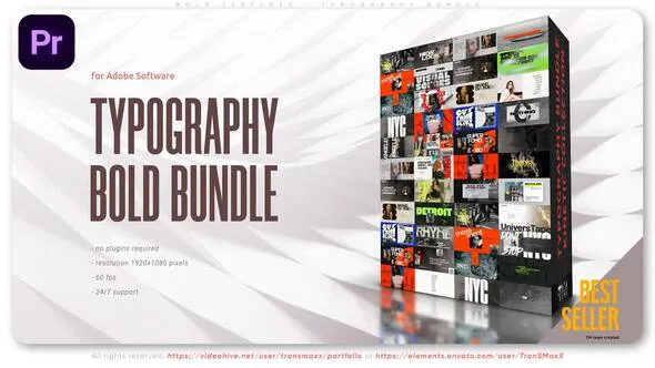 Videohive - Bold Textures - Typography Bundle for Adobe Premiere Pro - 59830779 1 Videohive - Bold Textures - Typography Bundle for Adobe Premiere Pro - 59830779