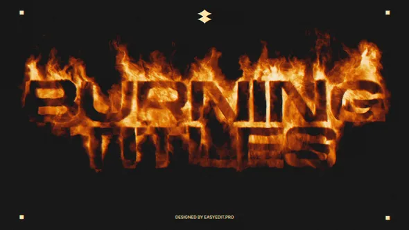 Videohive - Burning Titles - 59567754 1 Videohive - Burning Titles - 59567754