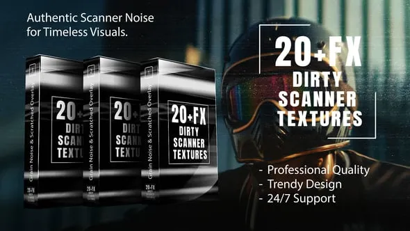 Videohive - Dirty Scanner Textures – Grain Noise & Scratched Overlay Pack - 59931179 1 Videohive - Dirty Scanner Textures – Grain Noise & Scratched Overlay Pack - 59931179