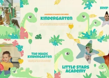 Videohive - Kindergarten Dinosaurs - 58574307