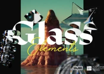 Videohive - Looped Glass Elements - 59905981