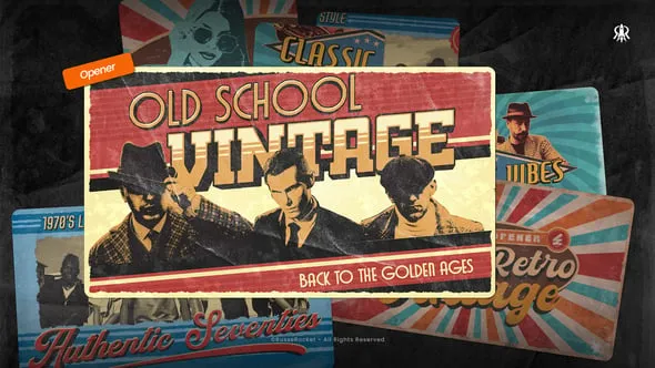 Videohive - Retro Vintage Opener - 59626846 1 Videohive - Retro Vintage Opener - 59626846