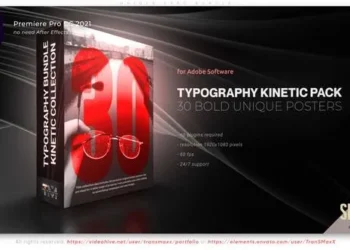 Videohive - Unique Typo Bundle - 30 Kinetic Titles for Adobe Premiere Pro - 59830746