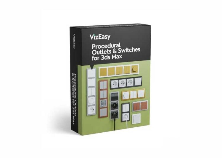 VizEasy - Procedural Outlets & Switches for 3ds Max PRO 1 VizEasy - Procedural Outlets & Switches for 3ds Max PRO