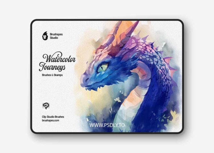 CreativeMarket - Watercolor Brushes 290900181 - ALL Platform 1 Watercolor Brushes 290900181 - ALL Platform