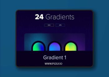 130+ Unique Gradients Collection [+3D Fluid PNG Pack]