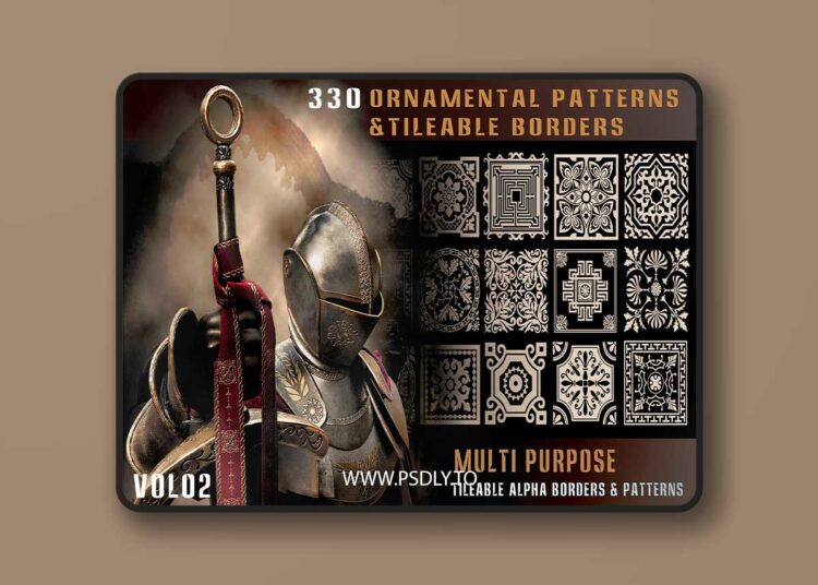 330 ornamental patterns & tileable borders-vol02 1 330 ornamental patterns & tileable borders-vol02