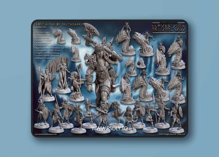 Artisan Guild – September 2025 – Frost Alfar of Skutagaard – 3D Print Model 1 Artisan Guild – September 2025 – Frost Alfar of Skutagaard – 3D Print Model