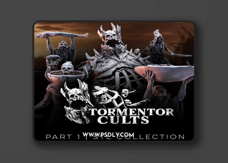 Bestiarum Miniatures – Tormentor Cults Part 1 – 3D Print Model 1 Bestiarum Miniatures – Tormentor Cults Part 1 – 3D Print Model