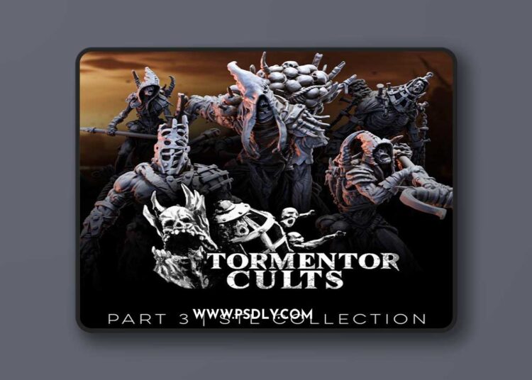 Bestiarum Miniatures – Tormentor Cults Part 3 – 3D Print Model 1 Bestiarum Miniatures – Tormentor Cults Part 3 – 3D Print Model