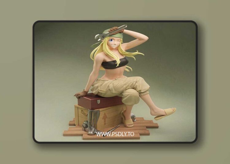 CA 3D Studios – Winry Rockbell Fullmetal Alchemist – 3D Print Model STL 1 CA 3D Studios – Winry Rockbell Fullmetal Alchemist – 3D Print Model STL